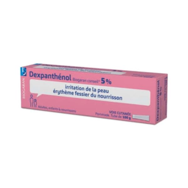 Biogaran Conseil Dexpanthénol 5 % pommade 100 g - Irritation de la peau érythème fessier du nourrisson