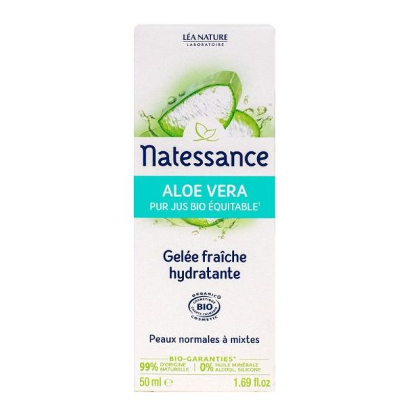 Gelée fraîche hydratante Aloé vera 50ml