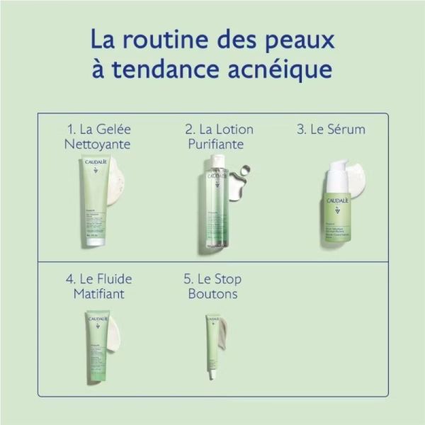 Caudalie Vinopure Gelée Nettoyante à l'Acide Salicylique Purifiante 385ml – Pureté et fraîcheur