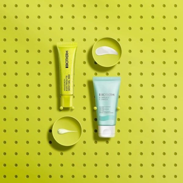 Biotherm Coffret Nano Energy Electrolyte Gel Hydratant 30 ml + Biosource Nettoyant 50 ml - Routine hydratante et purifiante
