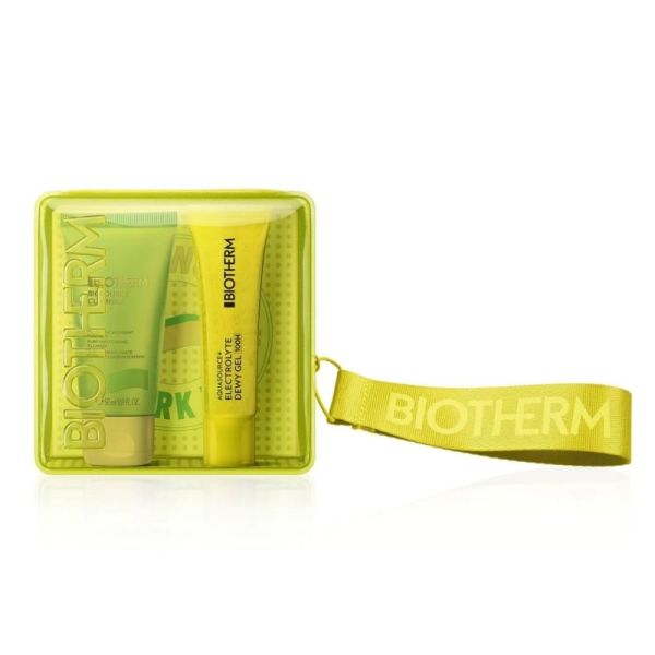 Biotherm Coffret Nano Energy Electrolyte Gel Hydratant 30 ml + Biosource Nettoyant 50 ml - Routine hydratante et purifiante