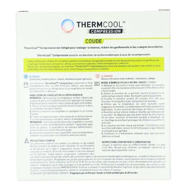 ThermCool Compression Manchon Coude 20 à 30 cm - Maintien et confort articulaire