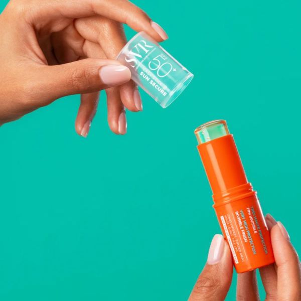 SVR Sun Secure Easy Stick rechargeable SPF50+ Fini invisible - 10g