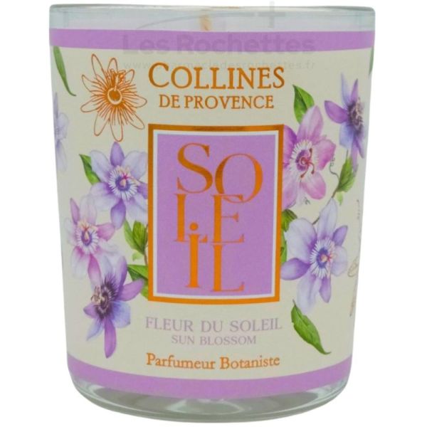 Collines de Provence Bougie Parfumée Fleur du Soleil 180g – Éclat et chaleur