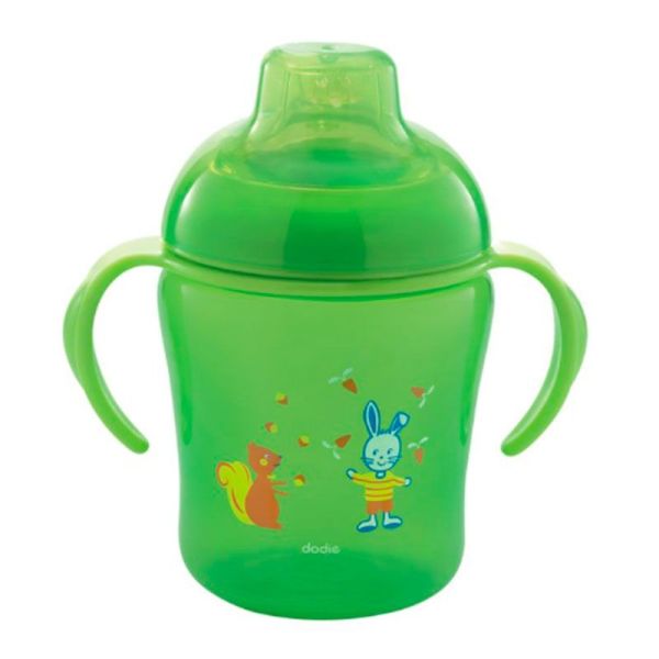 Dodie Tasse d'Aprentissage - 300 ml - 12 Mois et Plus - Couleur : Vert