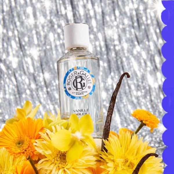 Roger&Gallet Coffret Noël Eau Parfumée et Lait Corps Vanille Soleil - Rituel délassant et gourmand