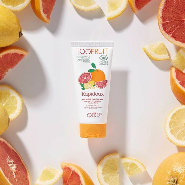 Toofruit Kapidoux Pâte Coiffante - 100g - Fixation forte et fini mat sans résidus dès 3 ans