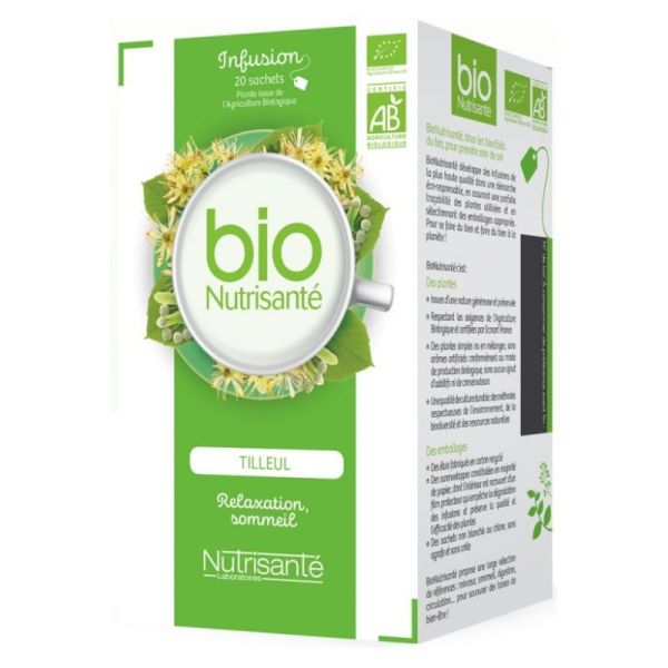 Nutrisanté Infusion Tilleul Bio - 20 Sachets