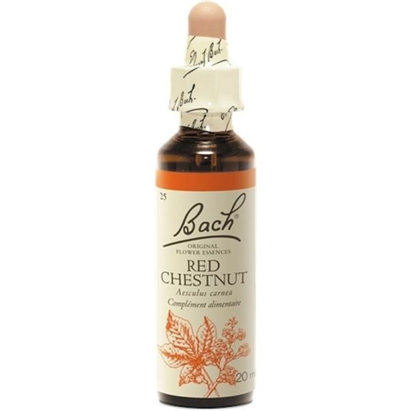 Fleurs de Bach Red Chestnut 20ml – Confiance et sérénité pour autrui