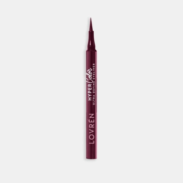 Lovren Hyper Color Ultra Define Eyeliner Burgundy - Trait intense et longue tenue