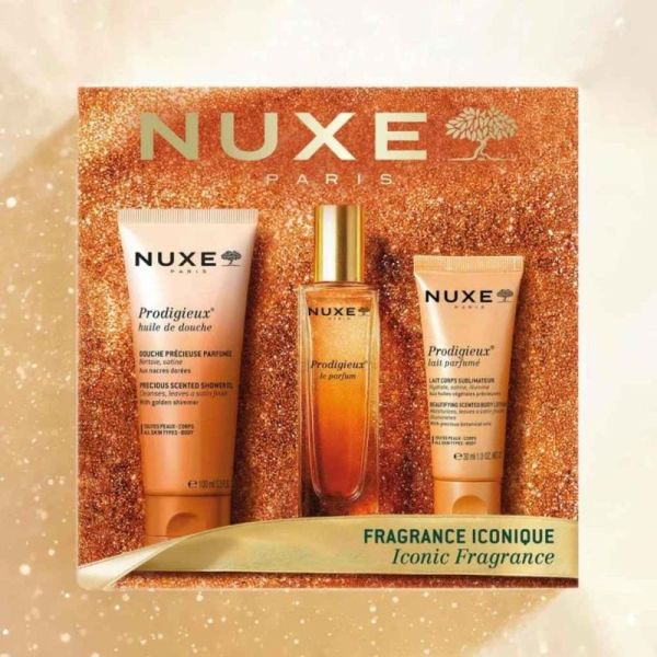 Nuxe Coffret Noël Prodigieux Fragrance Iconique 3 soins - Rituel parfumé solaire et sensuel