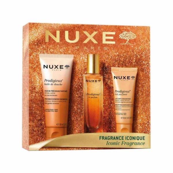 Nuxe Coffret Noël Prodigieux Fragrance Iconique 3 soins - Rituel parfumé solaire et sensuel