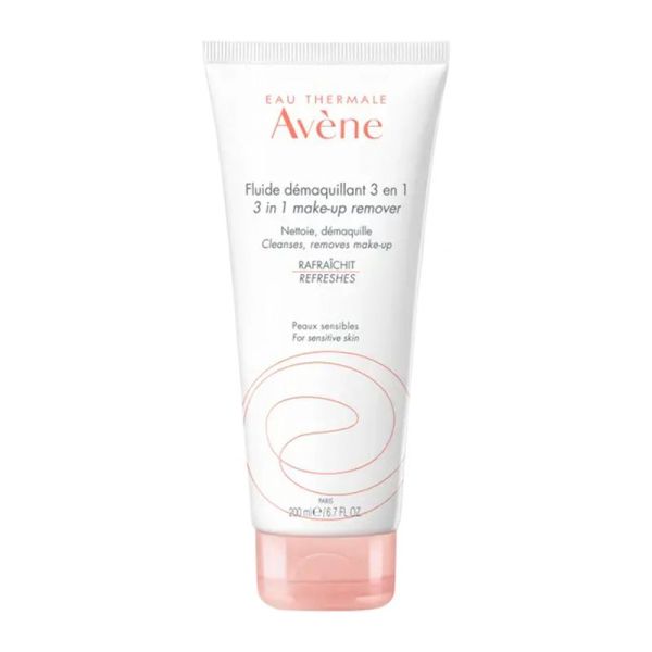 Avène Les Essentiels Fluide Démaquillant 3 en 1 - 200ml - Nettoie, démaquille et apaise