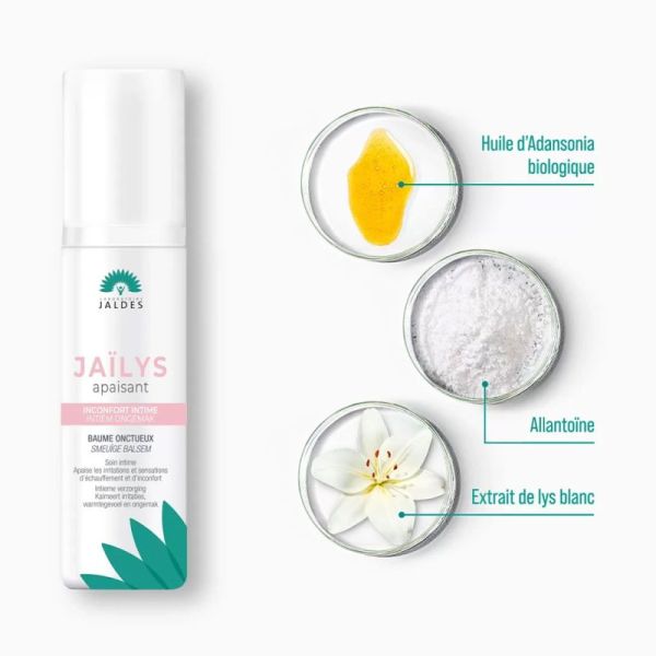Jaldes Jaïlys Apaisant Baume 50 ml - Confort et apaisement de la zone intime
