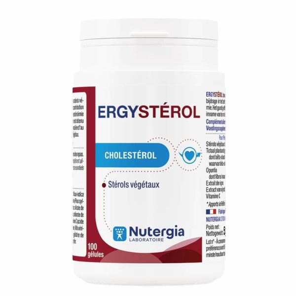 Nutergia Ergystérol - Contrôle du Cholestérol et du Surpoids - 100 Gélules