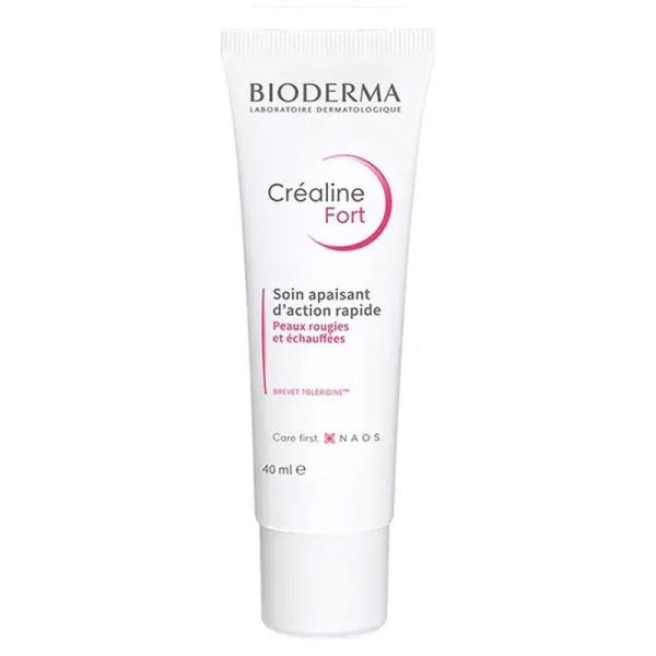 Bioderma Créaline Fort Crème Apaisante Action Rapide Peaux Sensibles Echauffées 40ml