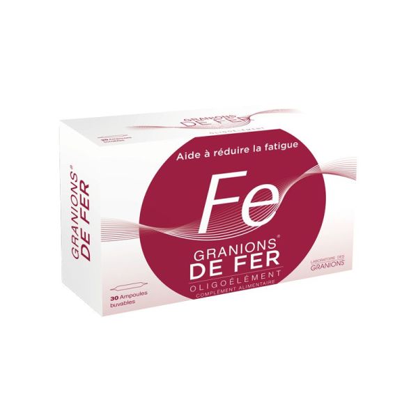 Granions fer 30 ampoules