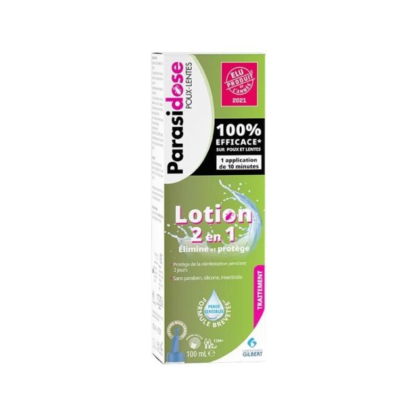 Parasidose Expert Lotion Traitante 2en1 Anti-Poux & Lentes Peaux Sensibles - 100ml