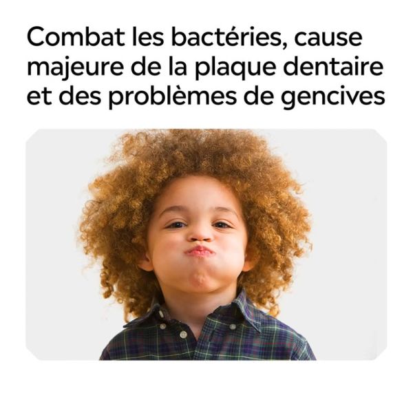 Listerine Bain de Bouche Enfant Menthe Douce Sans Alcool 500ml – Protection anti-caries