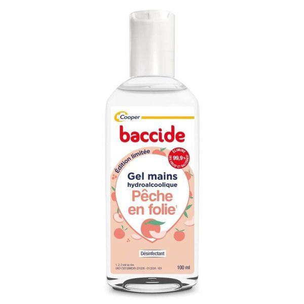 Baccide Gel Hydroalcoolique Mains Pêche En Folie - 100ml