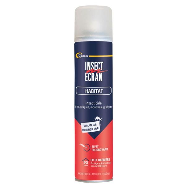 Insect Ecran Insecticide Habitat - 300ml - Protection radicale et durable contre les insectes volants