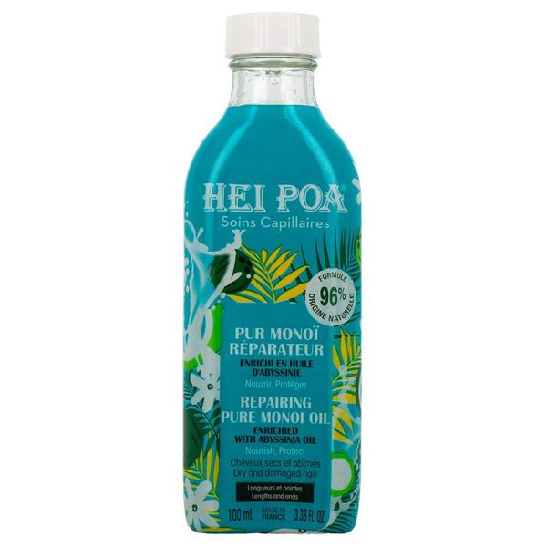 Hei Poa Pur Monoï Réparateur Capillaire - Longueurs et Pointes - 100 ml