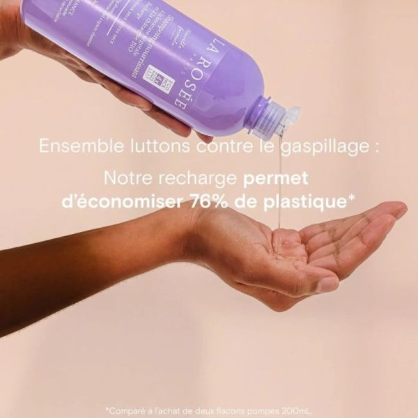 La Rosée Shampoing Nourrissant Recharge 400 ml – Soin lavant relipidant et protecteur cheveux secs