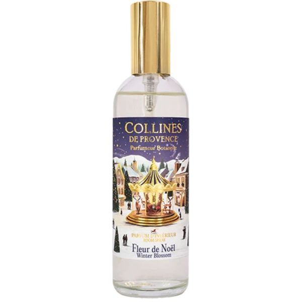 Collines de Provence Parfum d'Intérieur Fleur de Noël 100ml – Ambiance chaleureuse