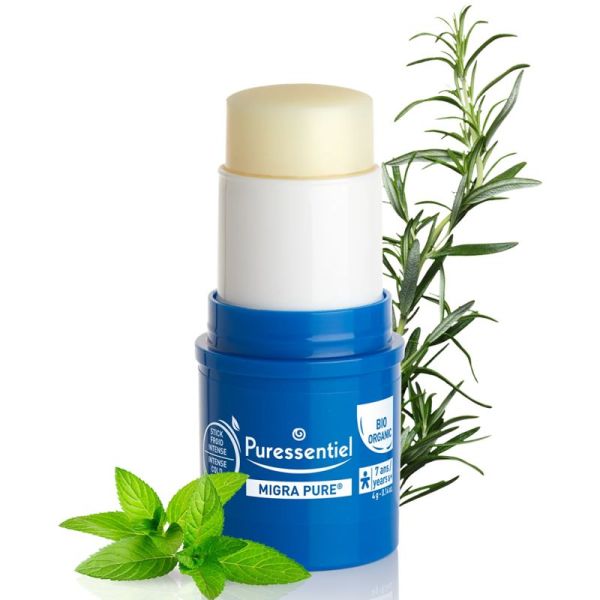 Puressentiel Migra Pure Stick Froid Intense 4g – Soulagement rapide, effet cryo-apaisant et anti-tensions