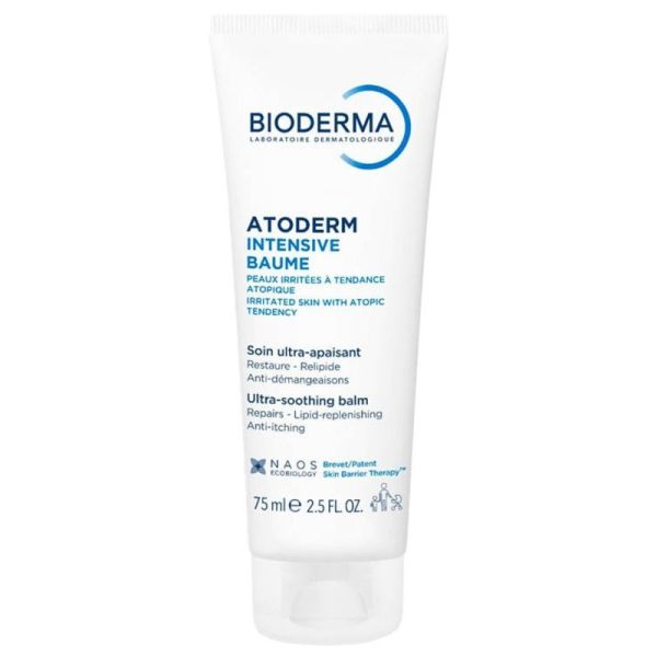 Bioderma Atoderm Intensive Baume 75 ml - Soin apaisant pour peaux très sèches et atopiques