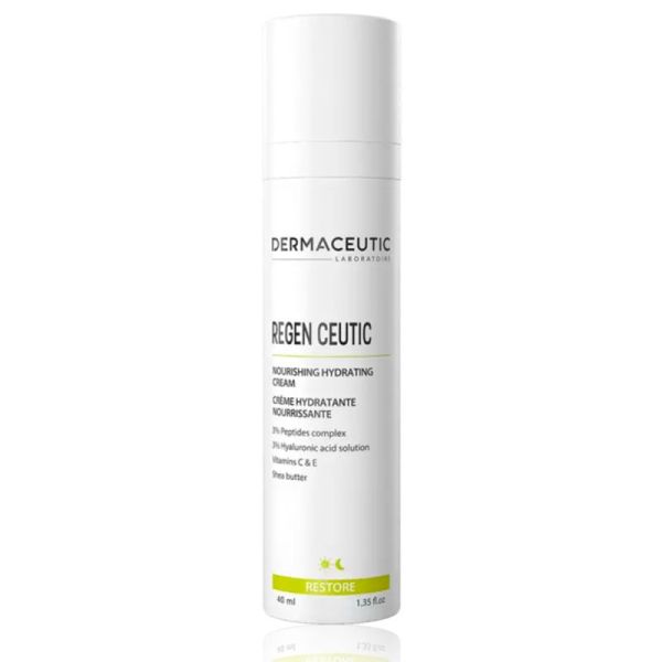 Dermaceutic Regen Ceutic Crème Hydratante Nourrissante - 40ml - Régénère, raffermit et nourrit la peau