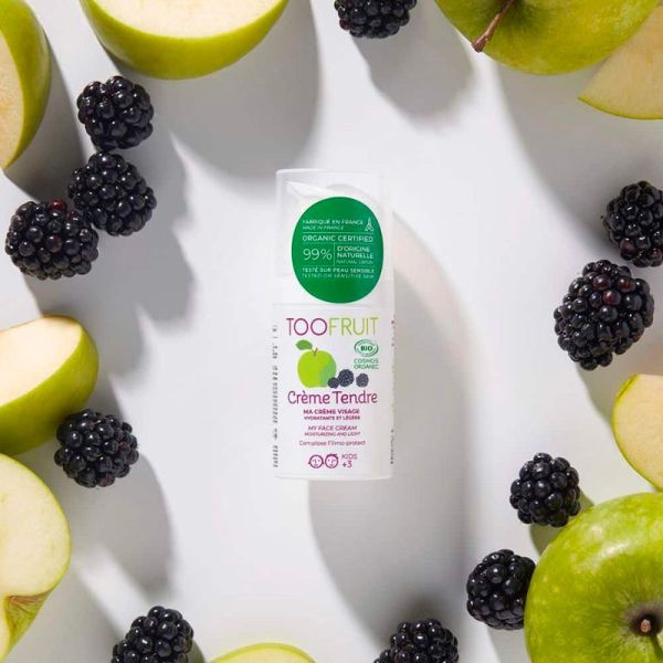 Toofruit Crème Tendre Visage - 30ml - Hydrate et protège les peaux sensibles dès 3 ans