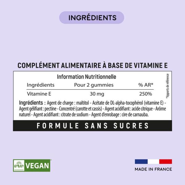 Lashilé Beauty Vitamine E - 60 gommes