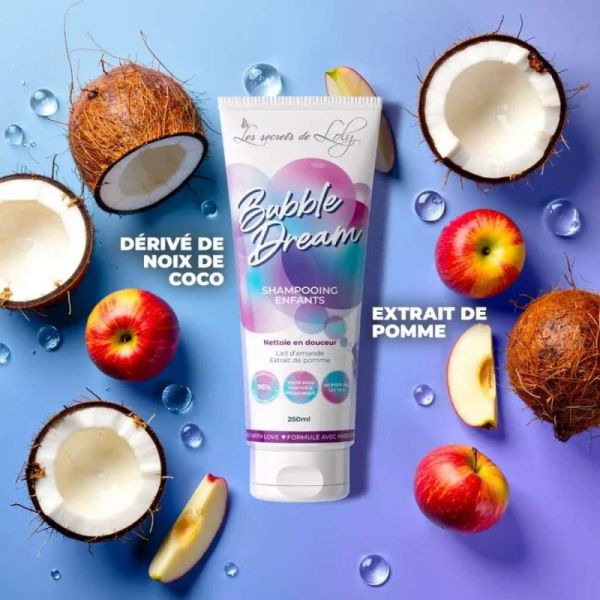 Les Secrets de Loly Bubble Dream 250ml - Shampooing doux enfant ne piquant pas les yeux