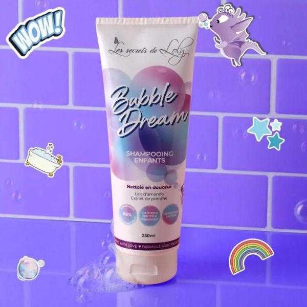 Les Secrets de Loly Bubble Dream 250ml - Shampooing doux enfant ne piquant pas les yeux