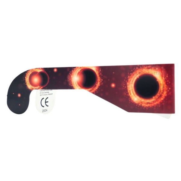 Docteur B Lunettes pour Éclipse Solaire Orange - Protection oculaire homologuée pour l'observation du soleil et éclipse solaire
