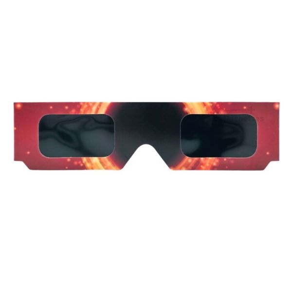 Docteur B Lunettes pour Éclipse Solaire Orange - Protection oculaire homologuée pour l'observation du soleil et éclipse solaire