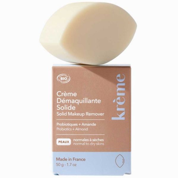 Krème Crème Nettoyante Solide Visage aux Probiotiques - 50g