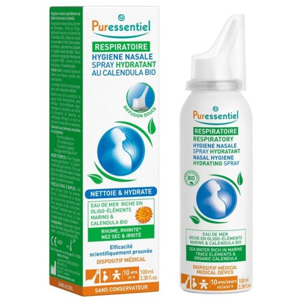 Puressentiel Respiratoire Spray Hygiène Nasale Hydratant 100ml