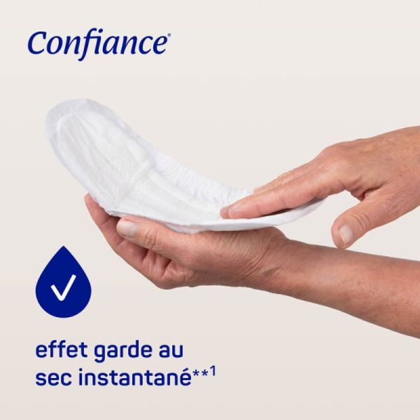 Confiance Lady Pads 3 Gouttes - 12 protections - Protège-slips féminins ultra-discrets