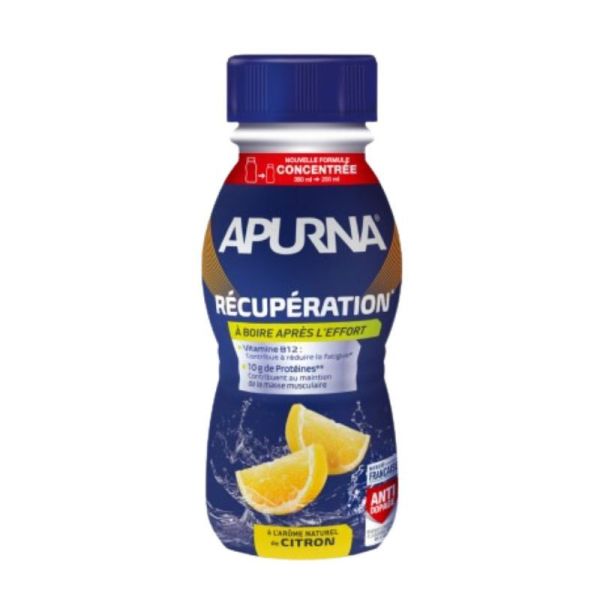 Apurna Boisson Récupération Citron - 200ml