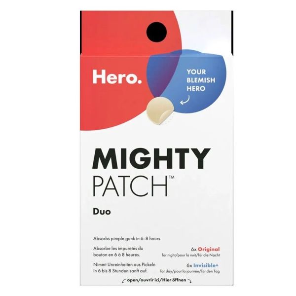 Hero Mighty Patch Duo Patchs Anti-Acné Nuit et Invisible - 12 Patchs