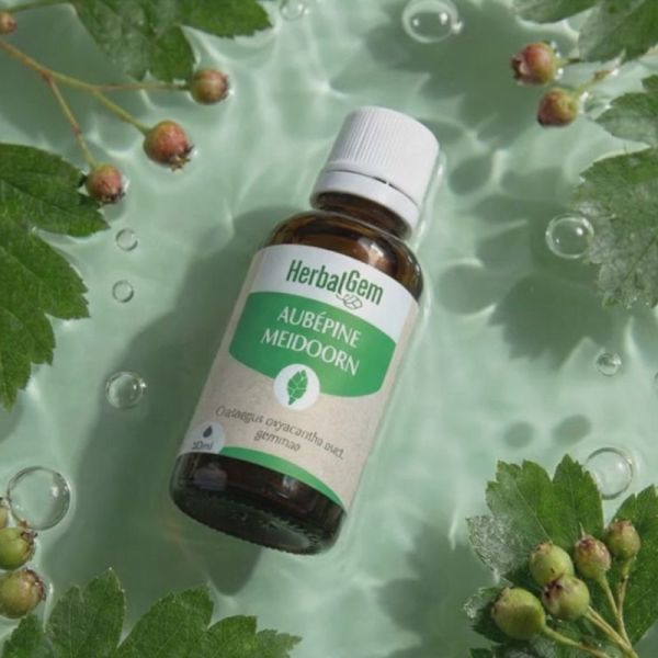 HerbalGem Aubépine Bio 30ml – Apaisement et équilibre cardiaque