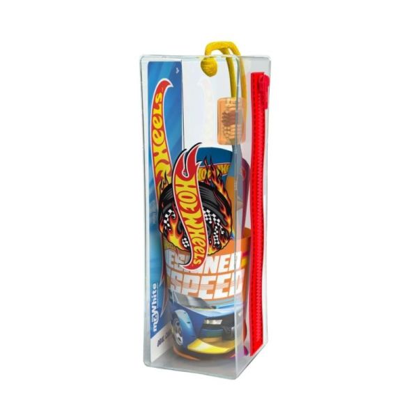 Mr. White Trousse de Soin Dentaire Enfant Hot Wheels Pouch  - Hygiène bucco-dentaire ludique