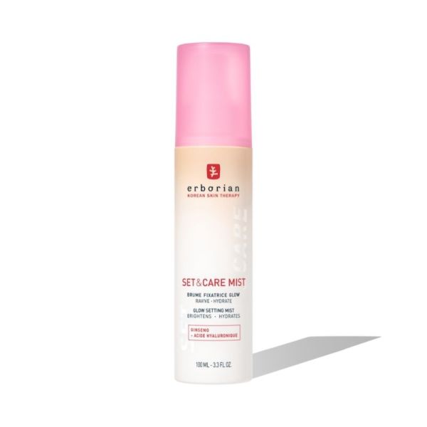 Erborian Set & Care Mist 100 ml - Fixation du maquillage, hydratation et éclat glowy