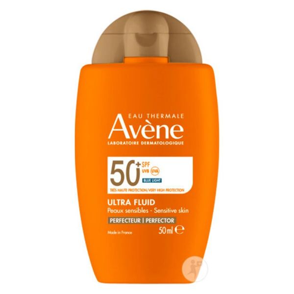 Avène Solaire Ultra Fluid Perfecteur SPF50+ - 50ml - Protection et correction du teint