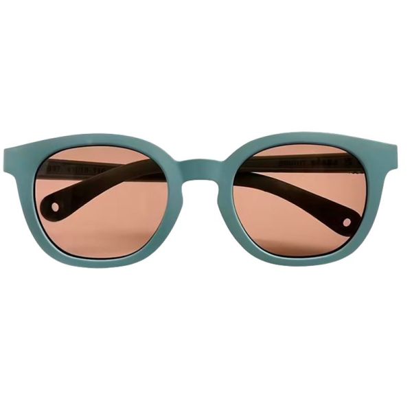 Beaba Lunette Bébé Square Bright - 1 paire - Pour les 2-4 Ans - Couleur : Vert + Verres Fumés