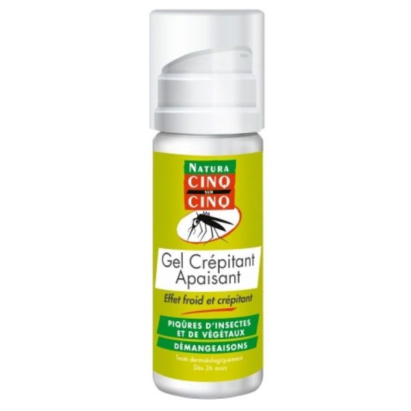 Cinq sur Cinq Natura gel crépitant apaisant piqûres 50 ml