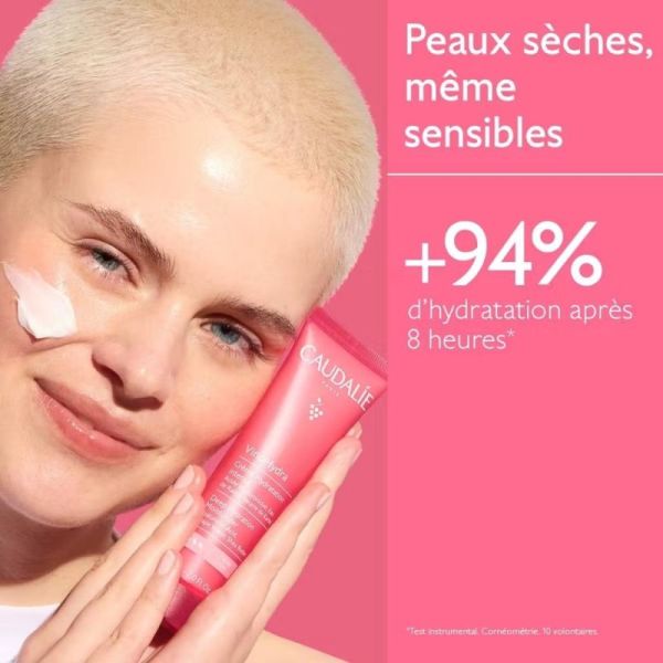 Caudalie VinoHydra Crème Hydratation Intense 60 ml - Peaux sèches à très sèches