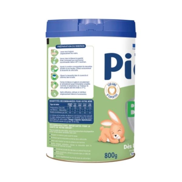 Picot Bio 1er âge 0-6 mois 800 g - Formule biologique sans huile de palme pour nourrissons